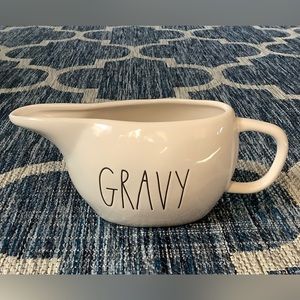Rae Dunn🍗 LIKE NEW ”GRAVY” Ceramic LL Gravy Boat